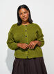 Rippenstrick Strickjacke mit Kn&ouml;pfen, Gr&uuml;n, Model image number 0