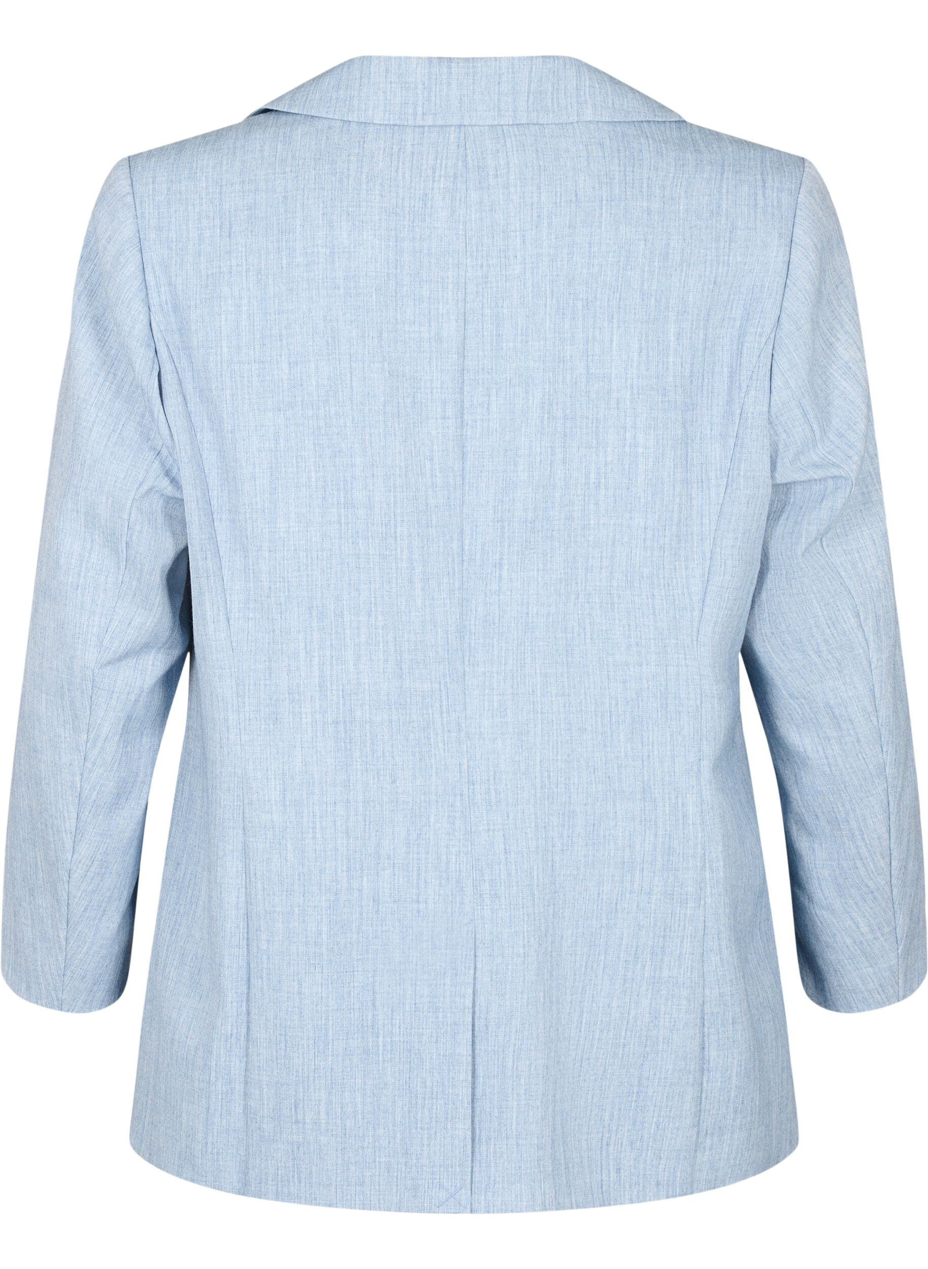 ZizziMelierter Blazer mit Knopfverschluss, Infinity , Packshot image number 1