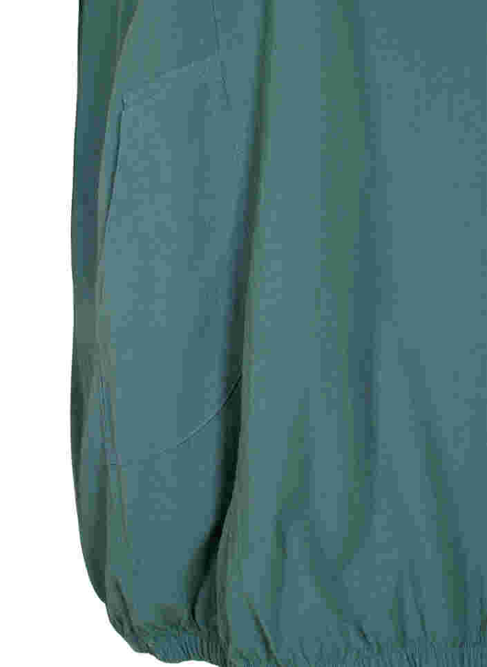 Ärmelloses Kleid aus Baumwolle, Sea Pine, Packshot image number 3