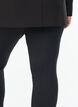 Leggings mit normaler Taille und Muster, Schwarz, Model image number 3