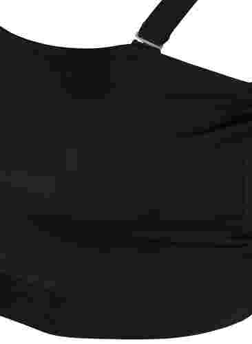 One-Shoulder Bikinitop, Black, Packshot image number 3