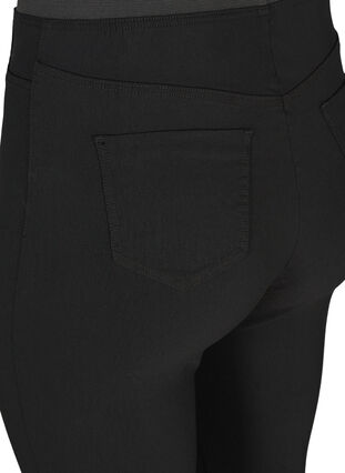 Leggings mit Taschen hinten und Gummizug, Black, Packshot image number 3