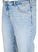 Cropped Vera Jeans mit Nieten, Light blue denim, Packshot image number 2