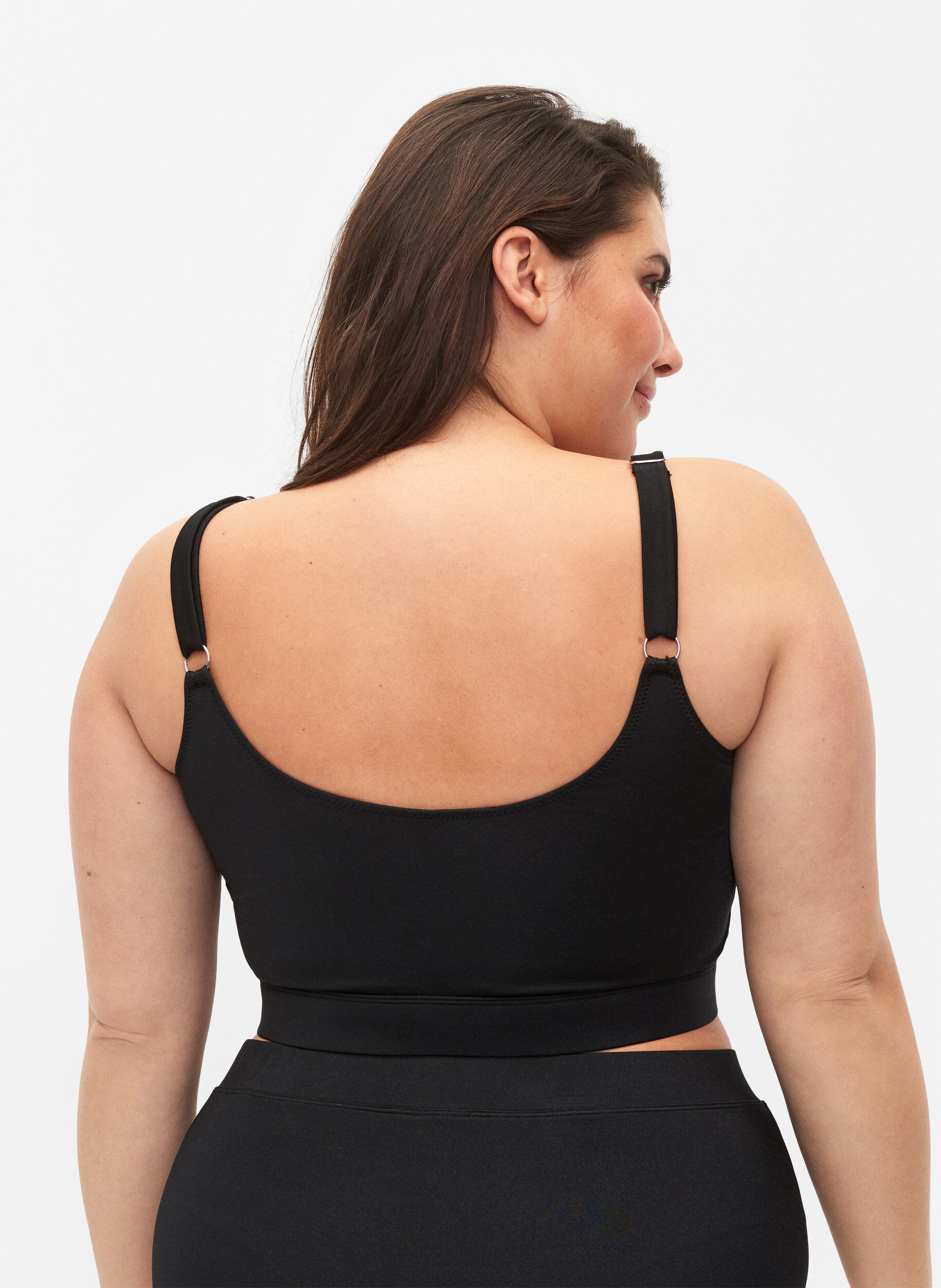 ZizziBikinioberteil mit verstellbaren Tr&auml;gern, Black, Model image number 1