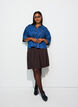 Jeansbluse mit Brusttasche und ellenbogenlangen &Auml;rmeln, Blau, Model image number 1
