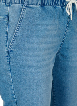 Jeans-Jogginghose mit Taschen, Light Blue Denim, Packshot image number 2