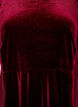 Samtkleid mit Strass und A-Linien-Form, Rot, Packshot image number 2