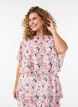 Maxikleid mit R&uuml;schen-Volants und abnehmbarem Cape, Wei&szlig;, Model image number 3