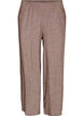 Hose aus Leinen und Viskose mit weitem Bein, Braun, Packshot image number 0