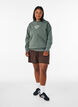 Hoodie mit Brustaufdruck, Gr&uuml;n, Model image number 1