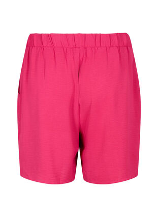 Kurze Hose mit Taschen und elastischem Bund, Pink Peacock, Packshot image number 1