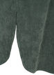 Langes Corduroy-Hemdkleid mit Knöpfen, Dark Forest, Packshot image number 3
