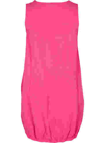 Ärmelloses Kleid aus Baumwolle, Fuchsia Purple, Packshot image number 1
