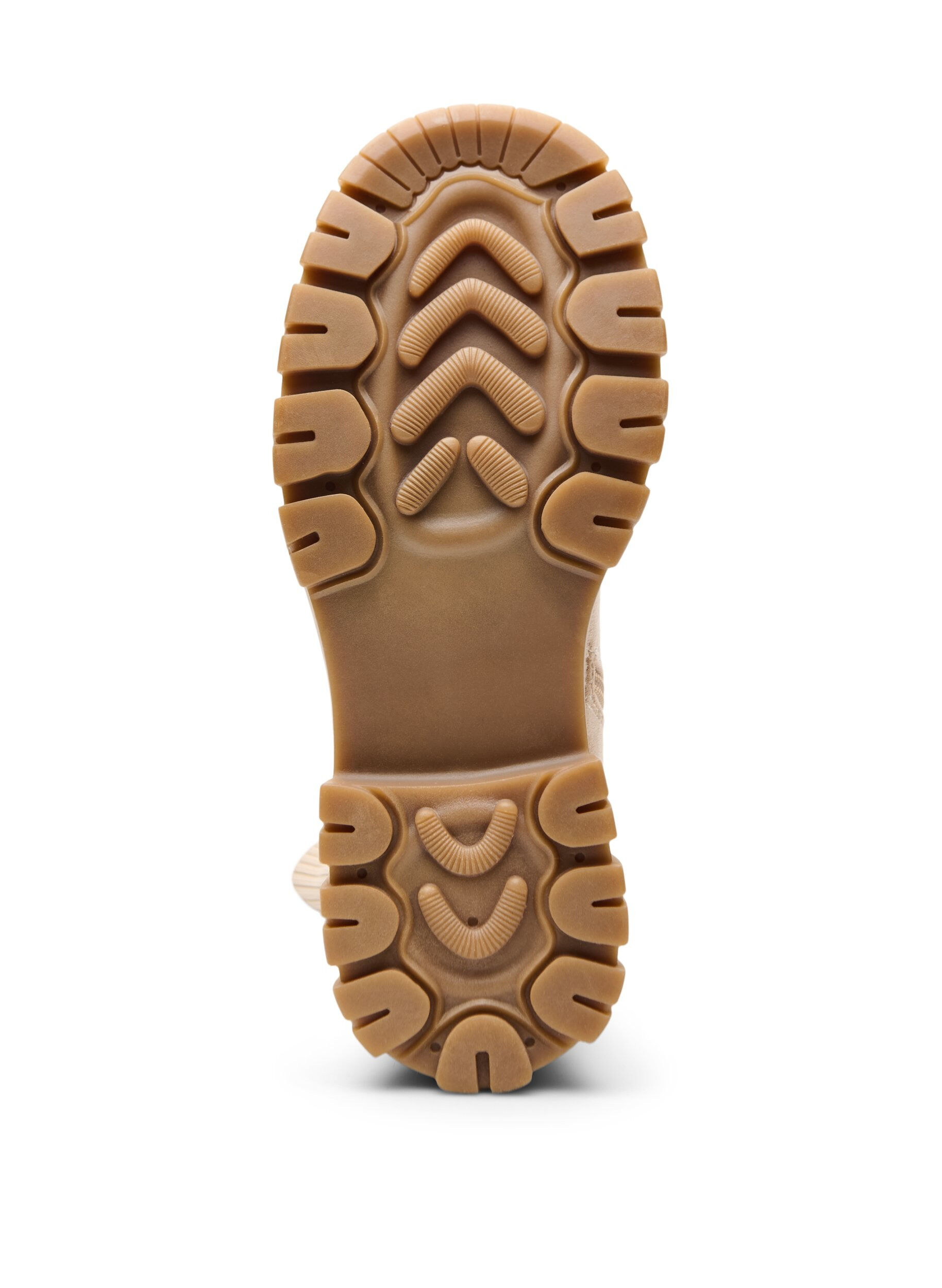 ZizziExtra-Weite &ndash; Grober Stiefel aus Wildlederimitat, Beige, Packshot image number 5