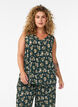 Culotte-Hose mit Print, Schwarz, Model image number 0