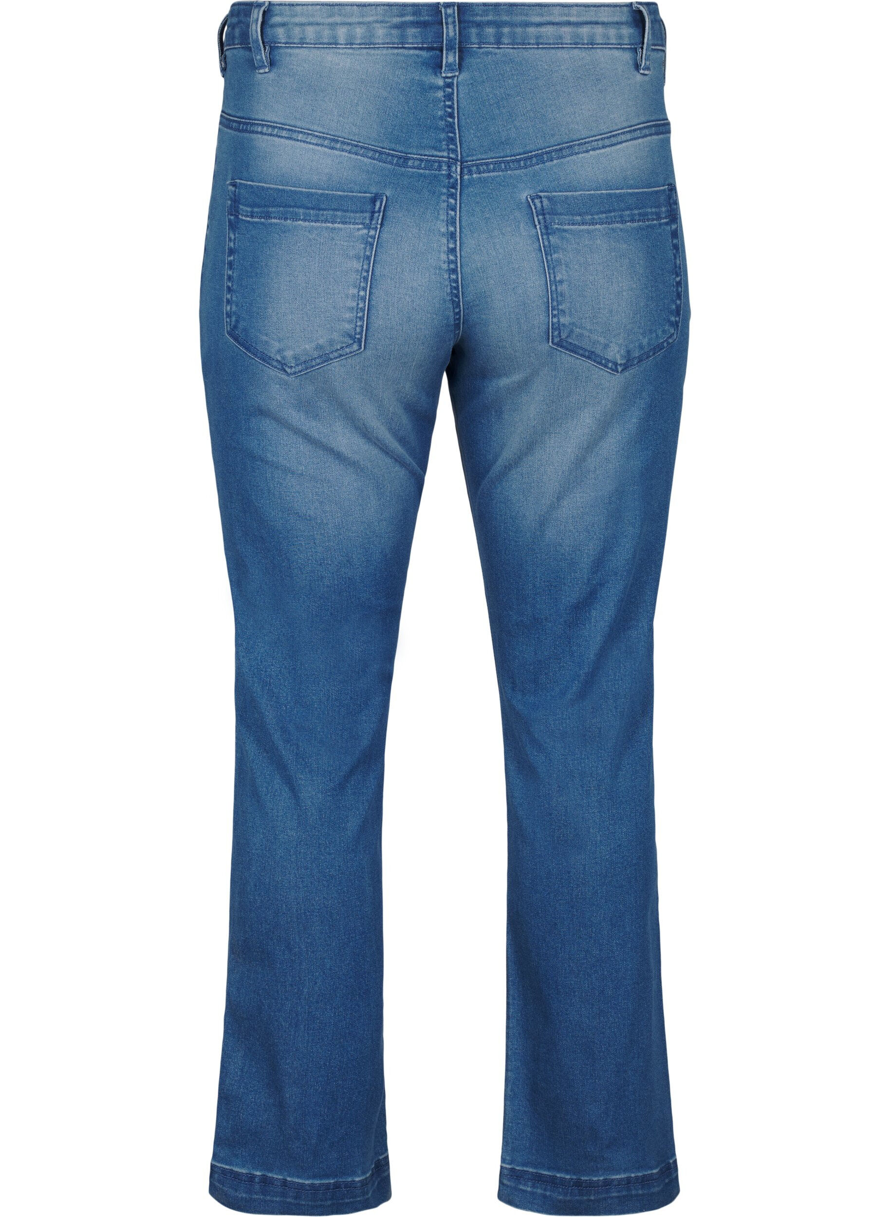 ZizziSlim Fit Emily Jeans mit normaler Taillenh&ouml;he, Blau, Packshot image number 1