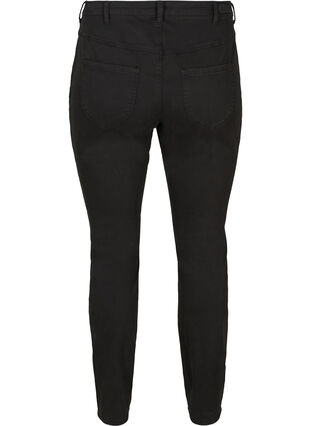 Hochtaillierte Extra Slim Nille Jeans, Black, Packshot image number 1