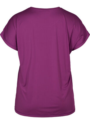 Einfarbiges Trainings-T-Shirt, Sparkling Grape, Packshot image number 1