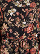 Midikleid mit gebl&uuml;mtem Print und abnehmbarem Bindeg&uuml;rtel, Schwarz, Packshot image number 2