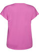 Einfarbiges Trainings-T-Shirt, Lila, Packshot image number 1