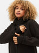 Softshelljacke aus kurzem Schnitt mit abnehmbarer Kapuze, Schwarz, Model image number 4