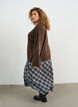 Locker gestrickte Bluse mit Alpaka und Wolle, Braun, Model image number 2