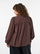 Bluse mit Ballonform und verdecktem Rei&szlig;verschluss, Braun, Model image number 2