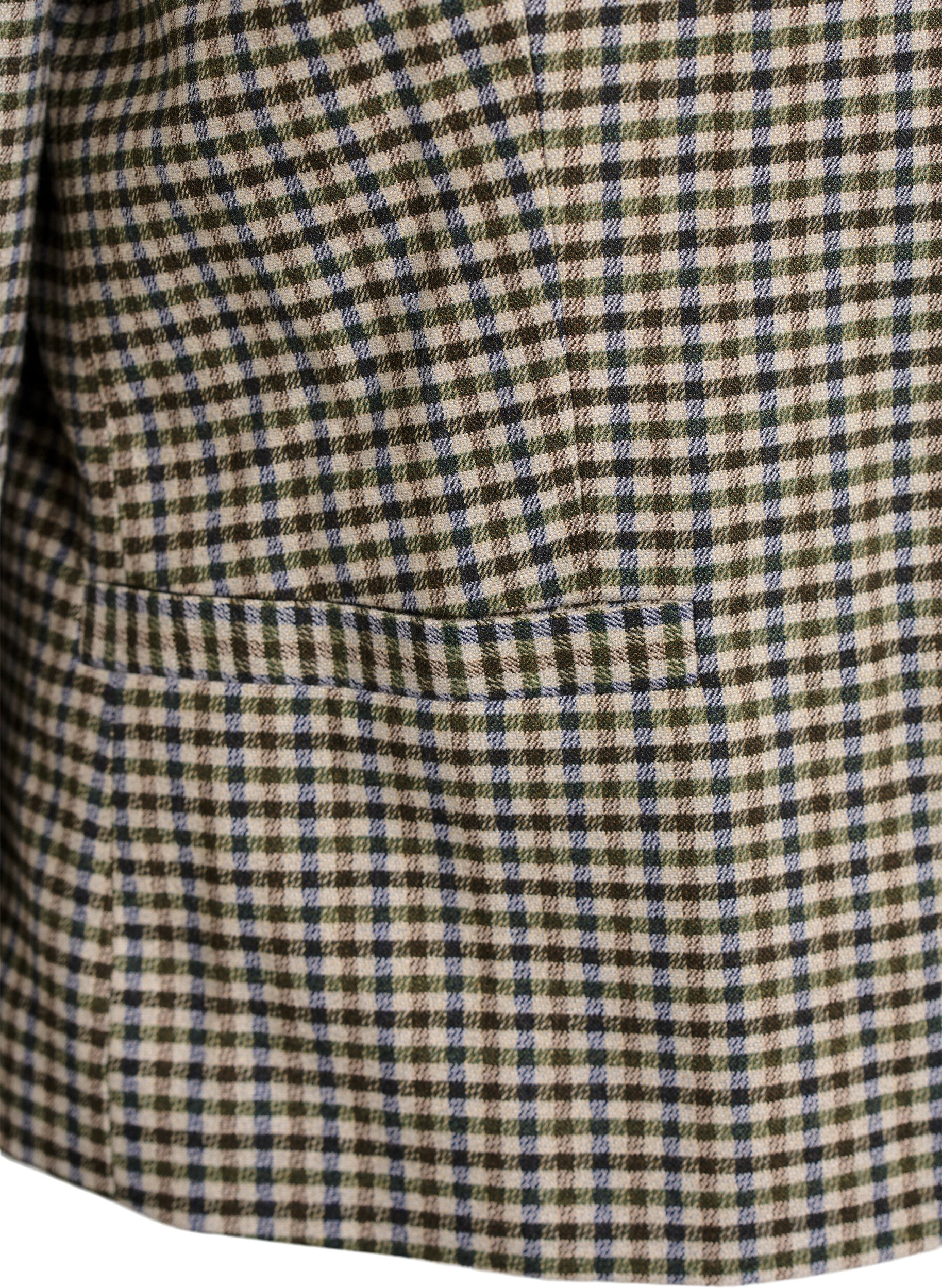 ZizziKurze Jacke mit goldfarbenen Kn&ouml;pfen, Braun, Packshot image number 3