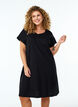 2er-Pack T-Shirt-Kleid mit kurzen &Auml;rmeln, Schwarz, Model image number 0