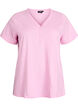 T-Shirt mit Knopfleiste, Pink, Packshot image number 0