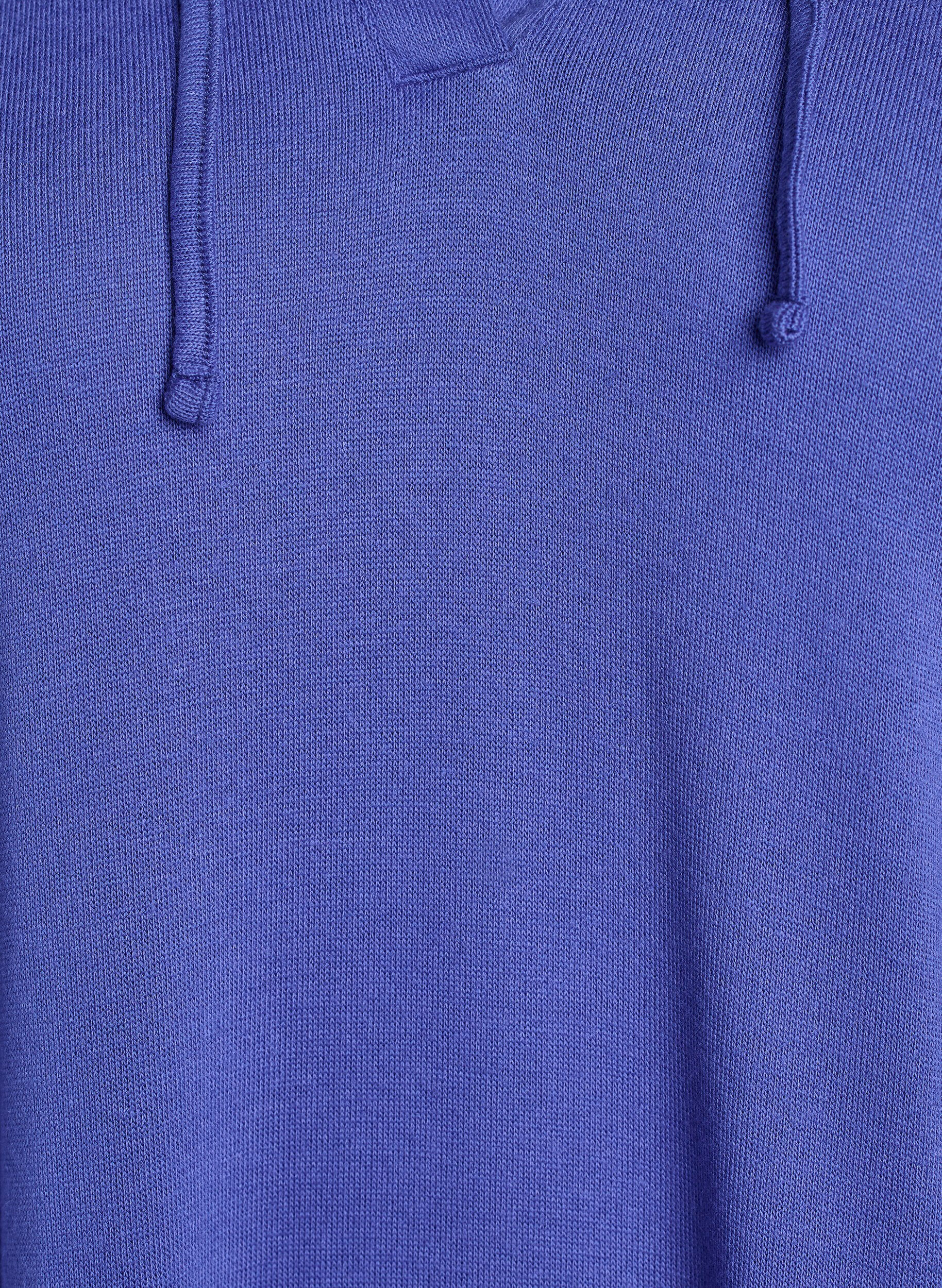 ZizziKurzes Hoodie-Kleid mit K&auml;ngurutasche, Blau, Packshot image number 2