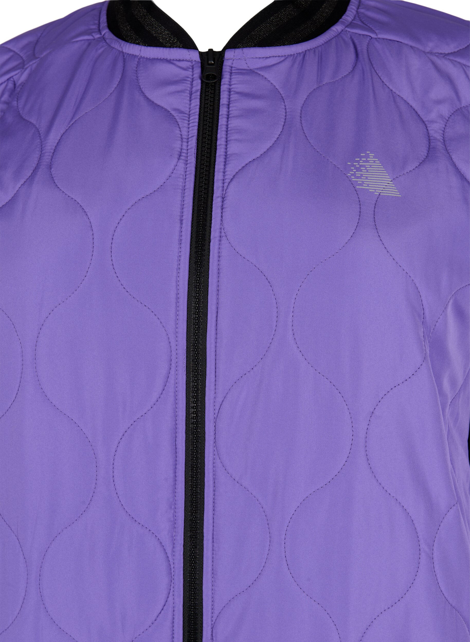 ZizziBomberjacke mit Taschen und Glitzer, Passion Flower, Packshot image number 2