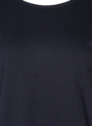 Baumwollkleid mit 3/4-Ärmeln und Taschen, Night Sky, Packshot image number 2