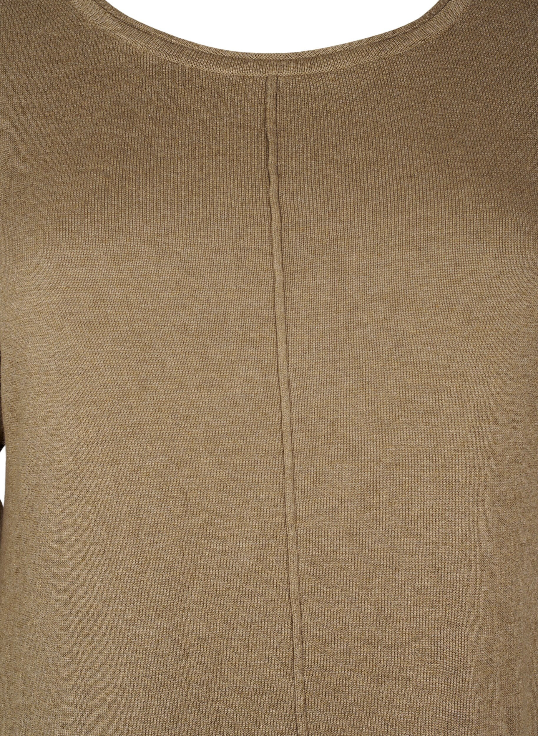 ZizziStrickkleid aus Baumwoll-Viskose-Mischung, Gr&uuml;n, Packshot image number 2