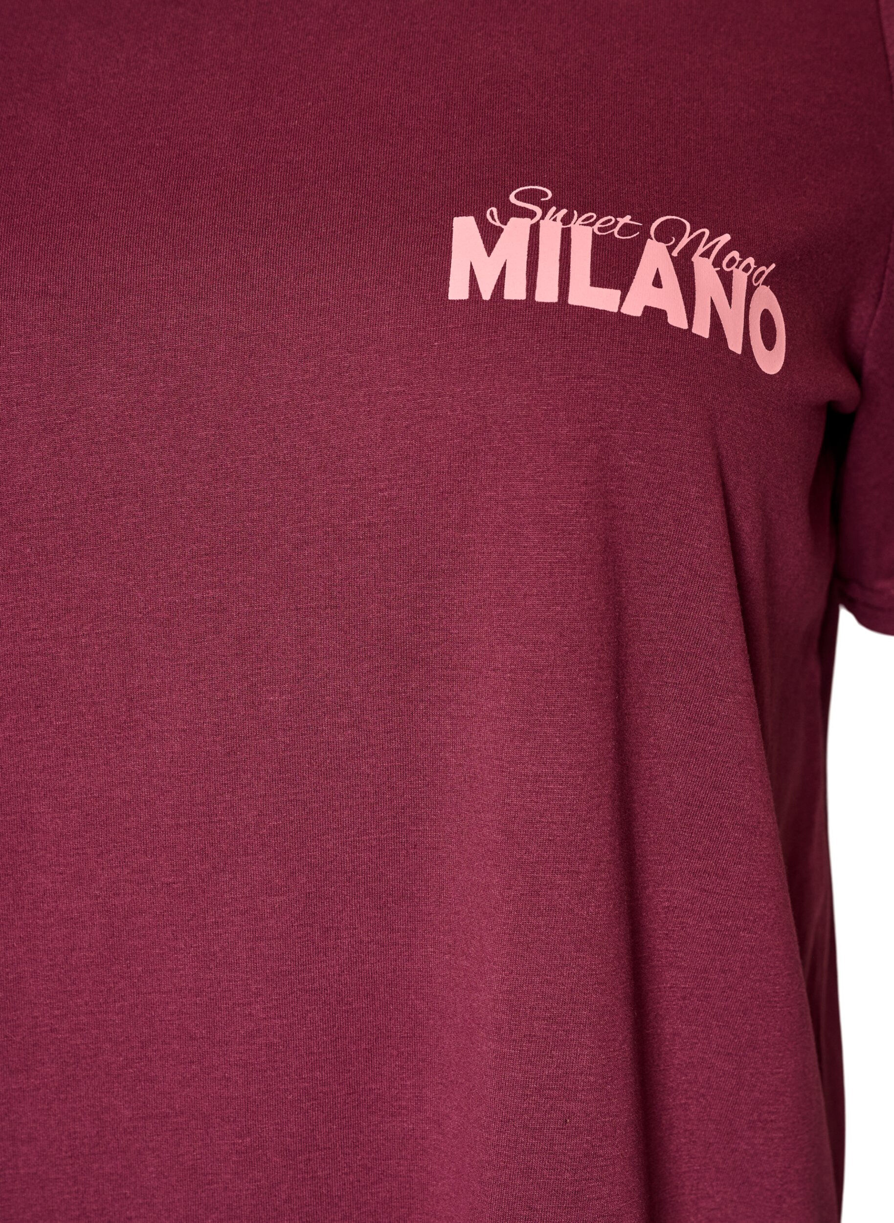 ZizziT-Shirt mit Print, Rot, Packshot image number 2
