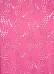 Jersey-Shirt mit Lochmuster, Pink, Packshot image number 2