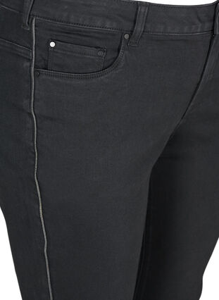 Sanna Jeans mit Lurex-Detail, Black, Packshot image number 2