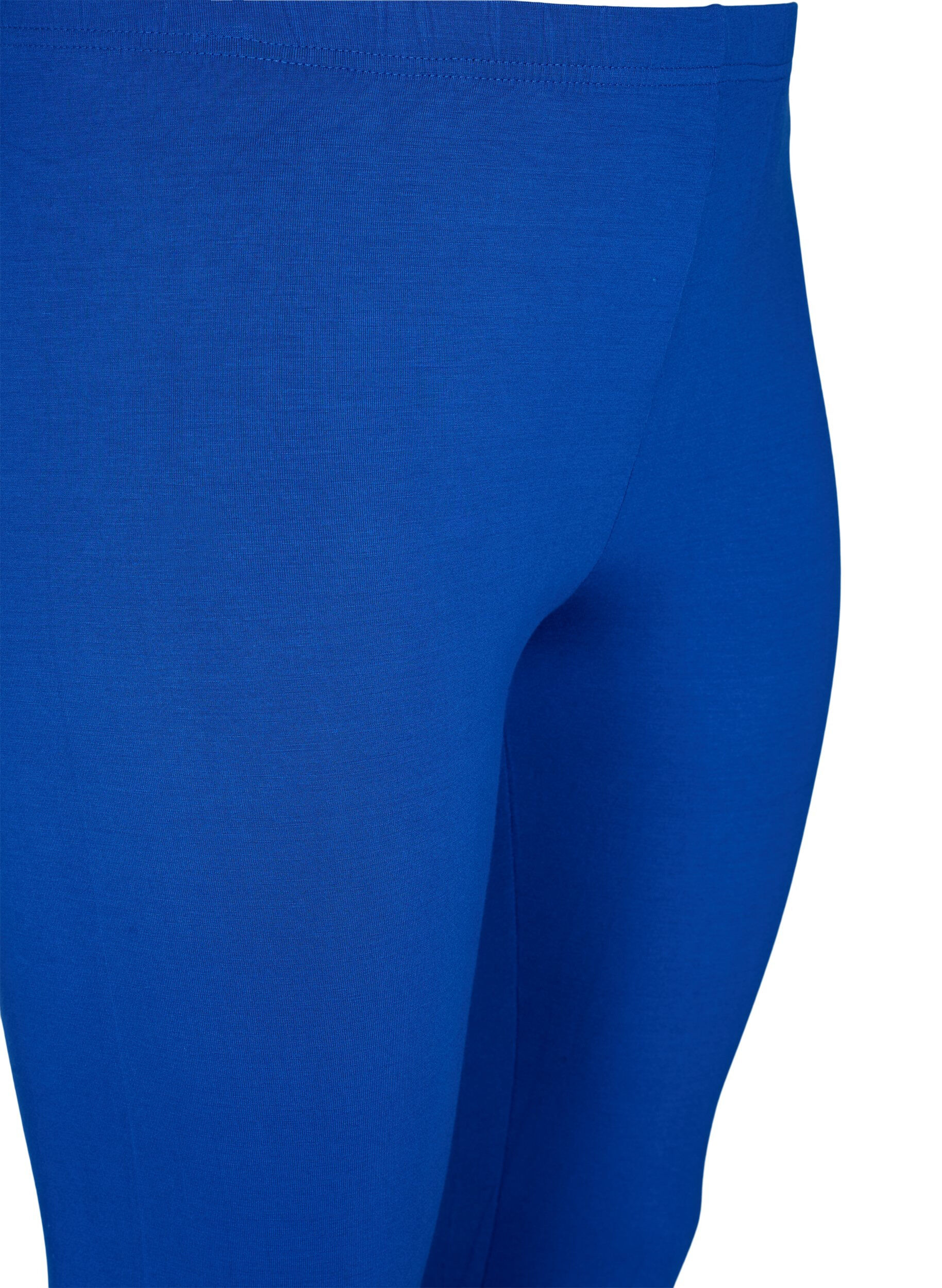 ZizziBasic 3/4-Leggings aus Viskose, Blau, Packshot image number 2