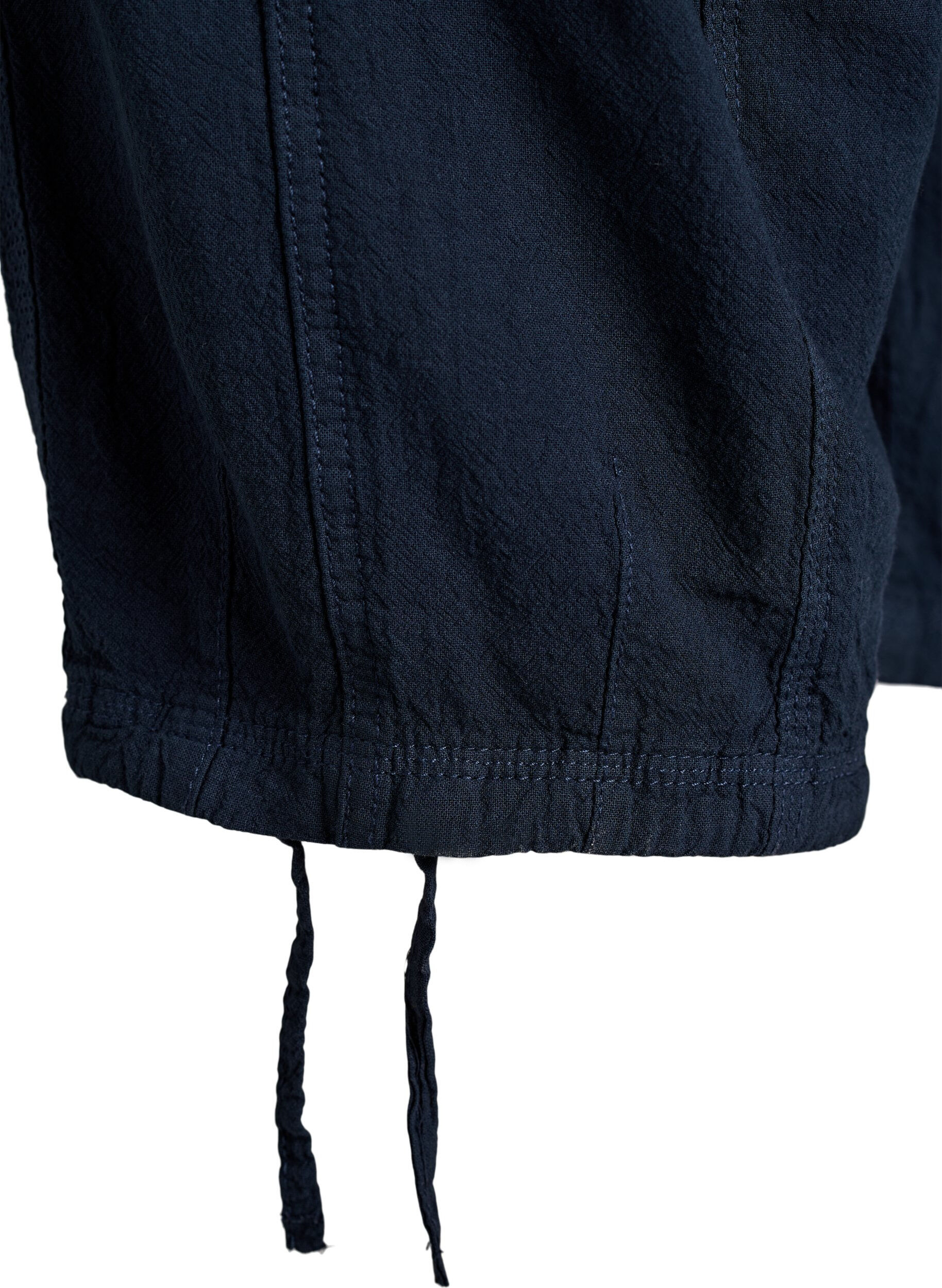 ZizziCapri-Hose aus Baumwolle, Blau, Packshot image number 3