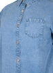 Lockeres Jeanshemd mit Brusttasche, Light blue denim, Packshot image number 2