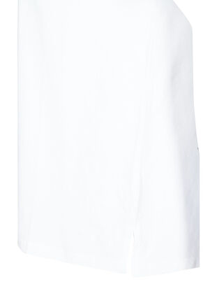 Baumwoll T-Shirt mit Nieten, Bright White, Packshot image number 3
