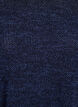 Lang&auml;rmelige Bluse mit Struktur, Blau, Packshot image number 2