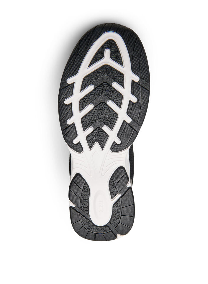 Extra-Weite - Mesh-Sneakers, Schwarz, Packshot image number 4