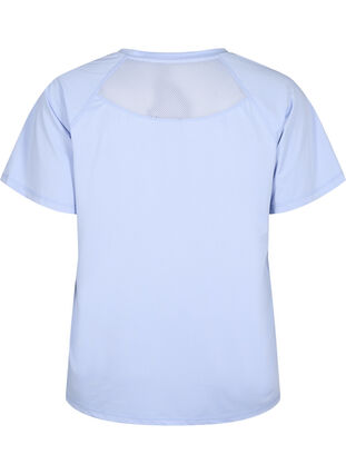 Trainings-T-Shirt mit Mesh-Rückenpartie, Zen Blue, Packshot image number 1