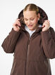 Winterjacke mit verstellbarer Taille, Braun, Model image number 2