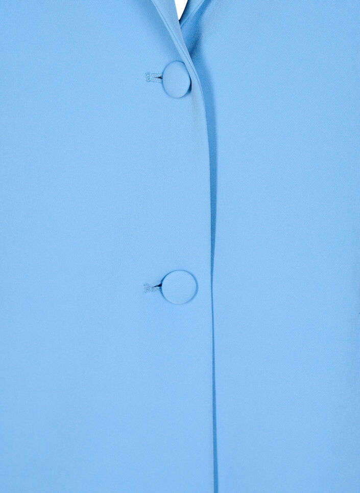 Klassischer Blazer mit Knopfverschluss, Blau, Packshot image number 2