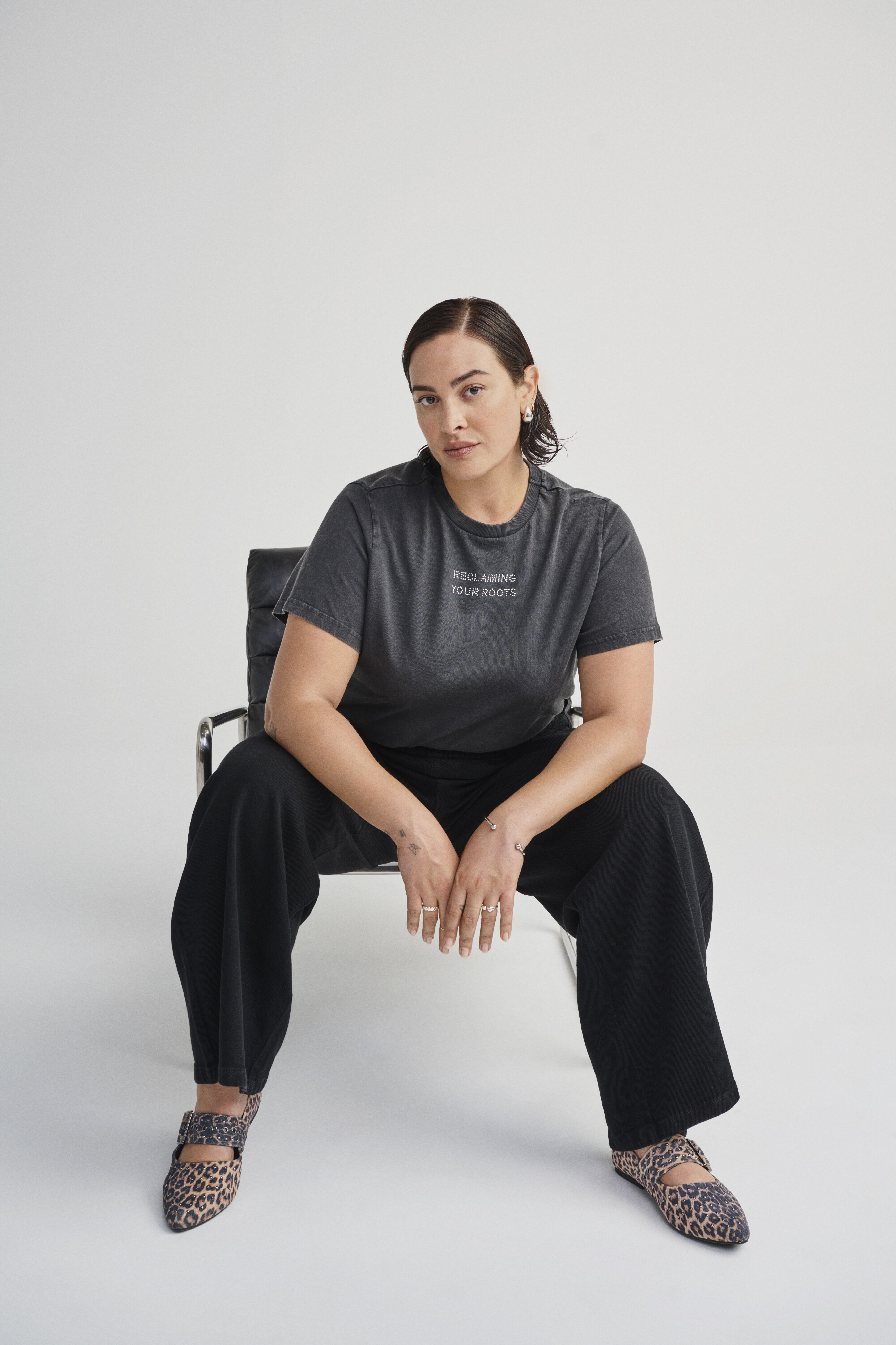 ZizziBallerina in Leopard mit Nieten, , Model