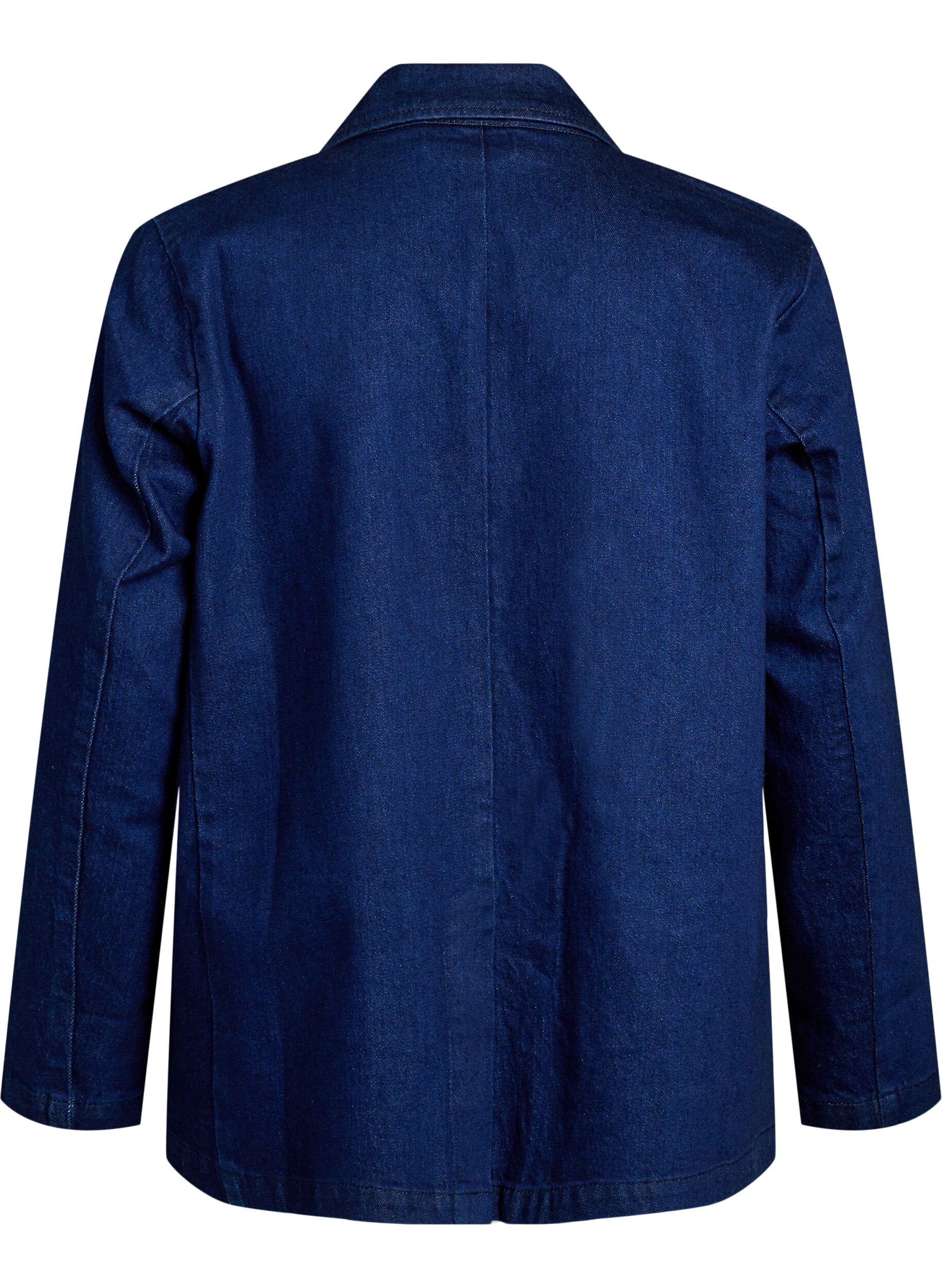 ZizziJeans-Blazer mit Taschen, Blau, Packshot image number 1
