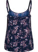 FLASH - Top mit Print, Navy Rose Flower, Packshot image number 1
