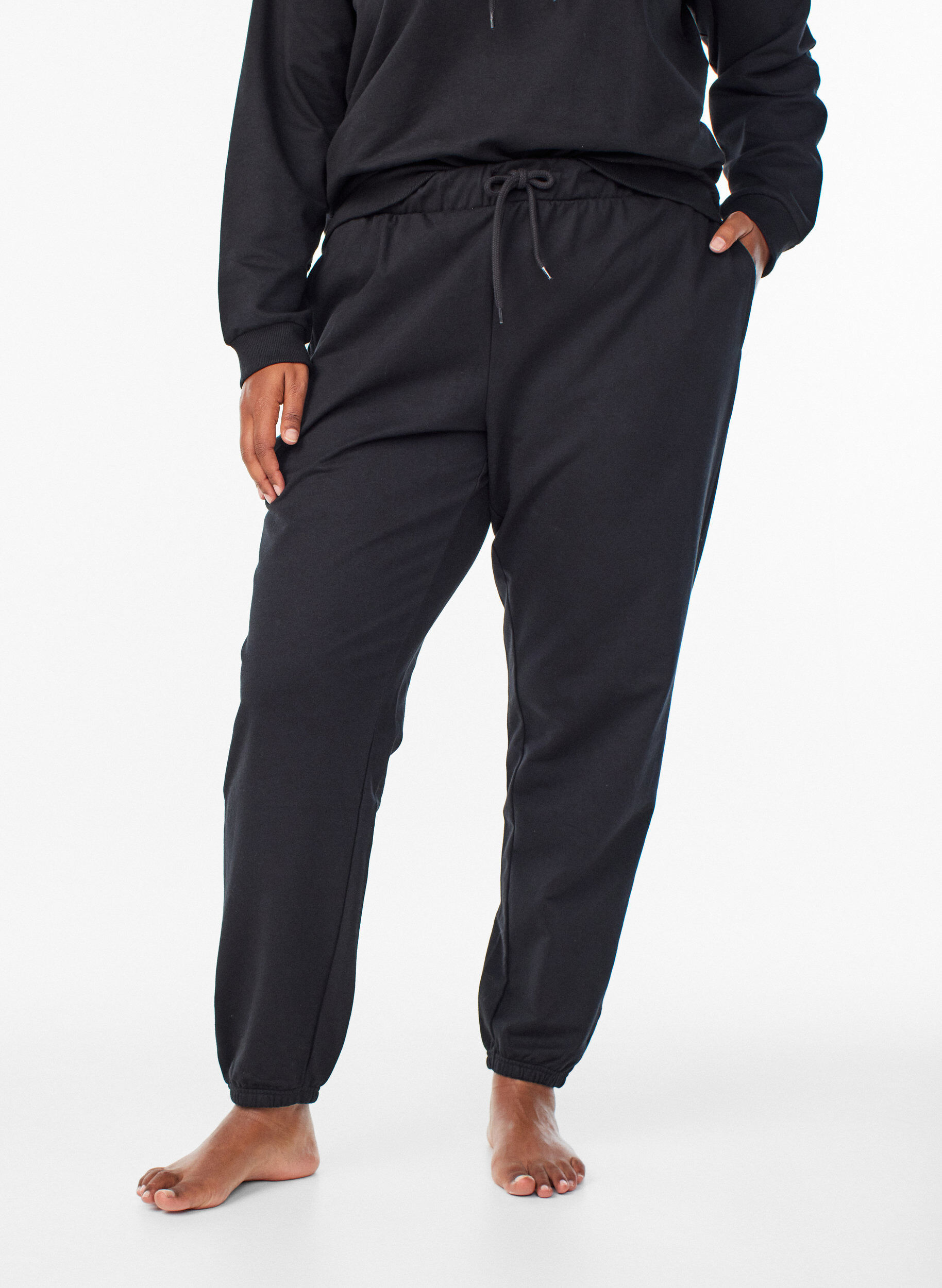 ZizziJogginghosen mit Taschen, Schwarz, Model image number 2
